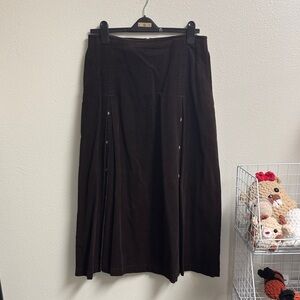 Poetry Espresso A-Line Skirt